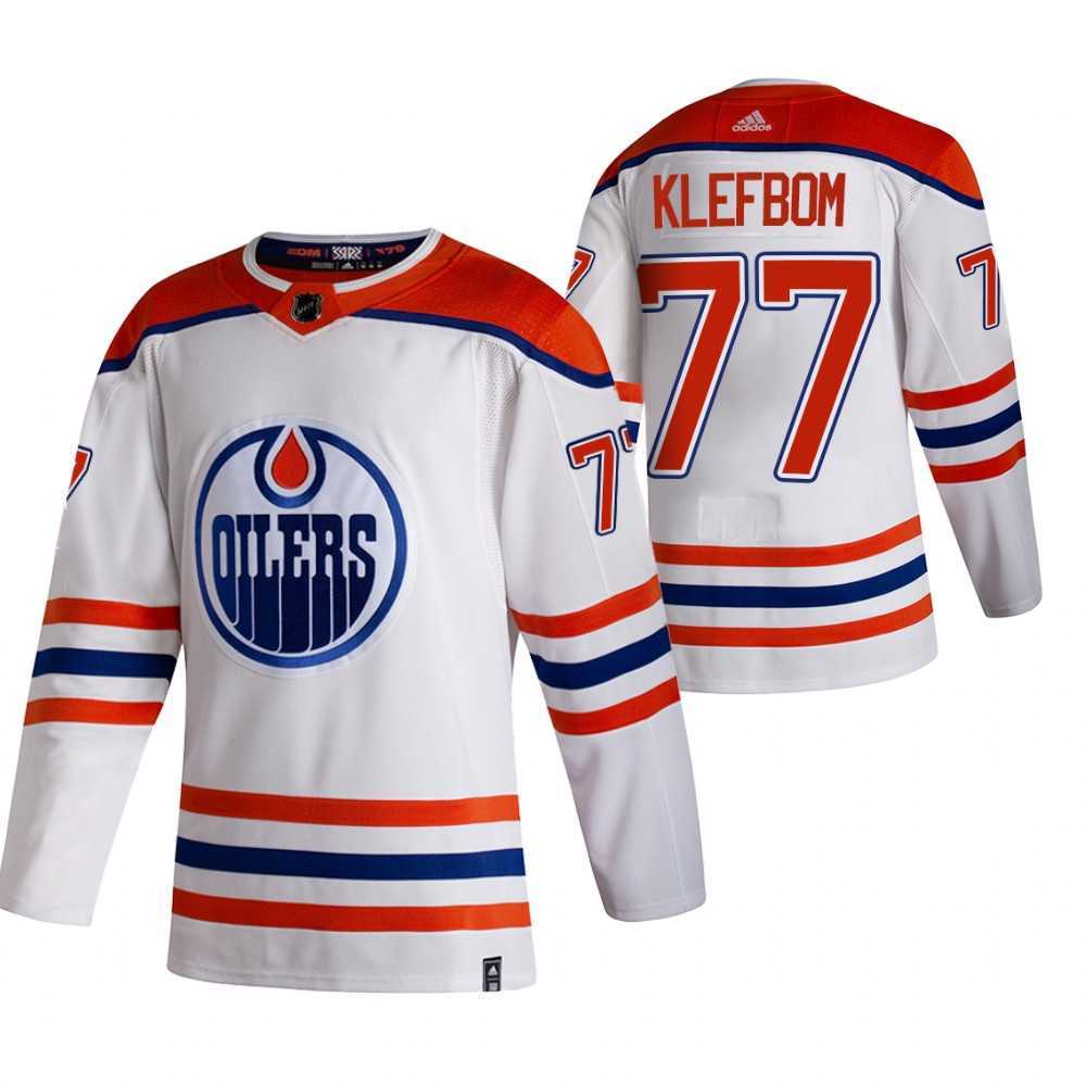 Edmonton Oilers 77 Oscar Klefblom White Adidas 2020-21 Reverse Retro Alternate Jersey Dzhi,We sell and wholesale Edmonton Oilers 77 Oscar Klefblom White Adidas 2020-21 Reverse Retro Alternate Jersey Dzhi on line form chian!